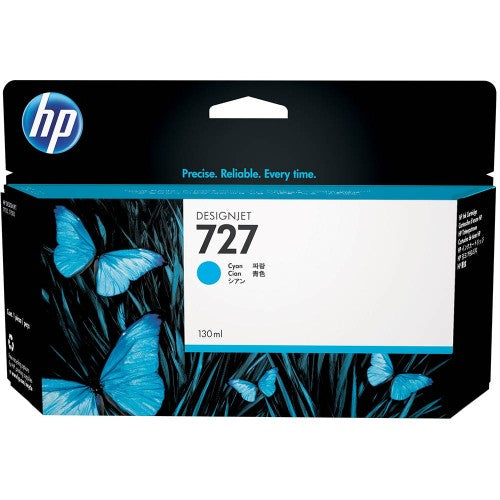HP 727 130-ml Cyan DesignJet Ink Cartridge