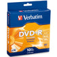 Verbatim DVD-R 4.7GB 16X Branded 10pk Spindle Box 10 pc(s)
