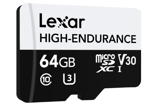 Lexar High-Endurance 64 GB MicroSDXC UHS-I Class 10