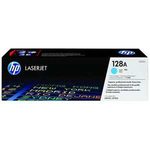 HP 128A Cyan Original LaserJet Toner Cartridge