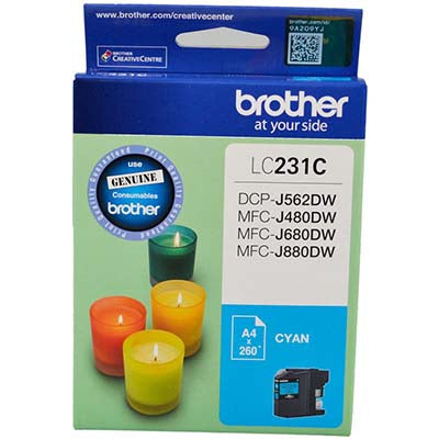 Brother LC231C ink cartridge 1 pc(s) Original Cyan