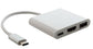 Astrotek AT-CMHDMIUSBCF laptop dock/port replicator White