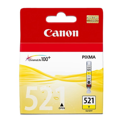 Canon CLI-521Y Yellow Ink Cartridge