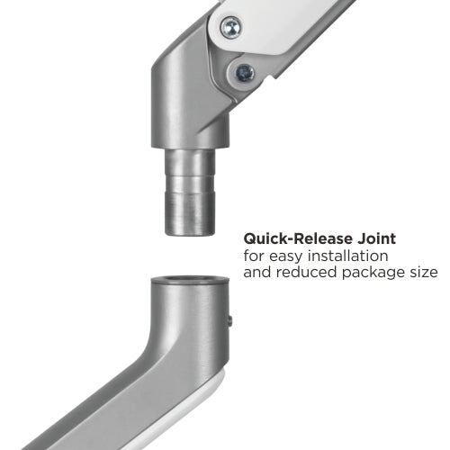 Brateck Counterbalance Monitor Arm 81.3 cm (32") Grey Desk