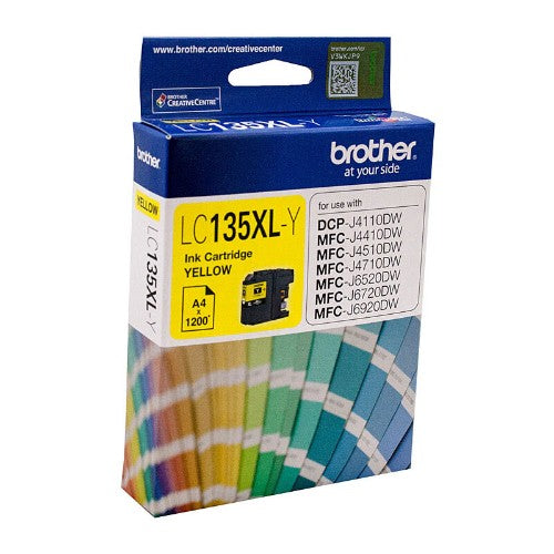 Brother LC135XLY ink cartridge 1 pc(s) Original Yellow