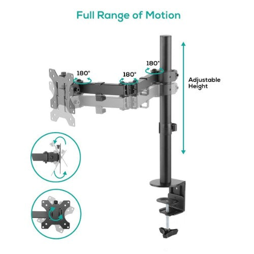 MBeat activiva ErgoLife 81.3 cm (32") Clamp Black