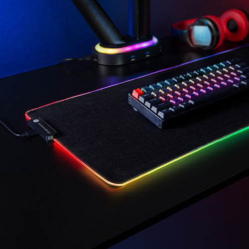 Brateck MP06-4 mouse pad Gaming mouse pad Black