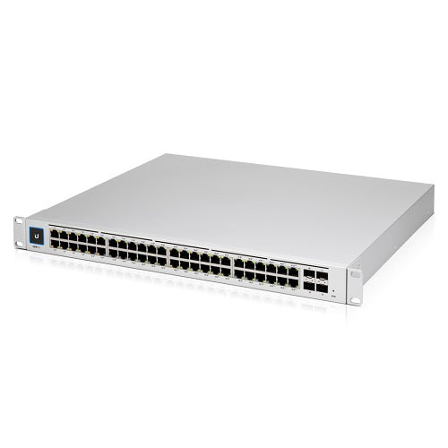 Ubiquiti UniFi Pro 48-Port PoE Managed L2/L3 Gigabit Ethernet (10/100/1000) Power over Ethernet (PoE) 1U Silver