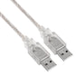 Astrotek 1m USB 2.0 A M/M USB cable USB A Transparent