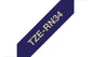 Brother TZE-RN34 label-making tape Gold on navy