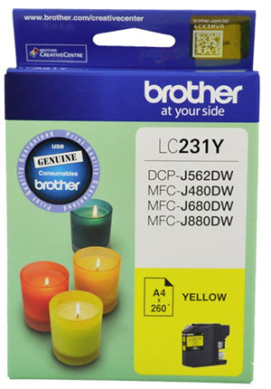 Brother LC231Y ink cartridge 1 pc(s) Original Yellow