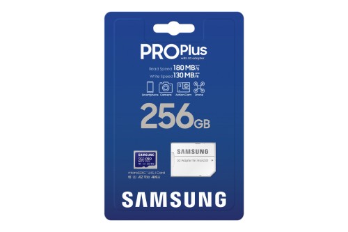 Samsung PRO Plus MB-MD256SA 256 GB MicroSDXC UHS-I Class 3