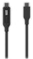 Ubiquiti UACC-Cable-USB-100W-0.3M-BK USB cable USB C Black, Grey