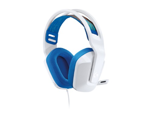 Logitech G 981-001019 headphones/headset Wired Head-band Gaming White