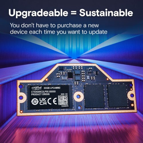 Crucial CT32G75C2LP5X memory module 32 GB 1 x 32 GB LPDDR5X 7500 MT/s
