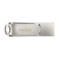 SanDisk Ultra Dual Drive Luxe USB flash drive 128 GB USB Type-A / USB Type-C 3.2 Gen 1 (3.1 Gen 1) Stainless steel