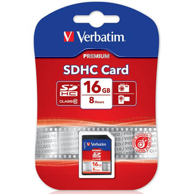 Verbatim Premium 16 GB SDHC Class 10