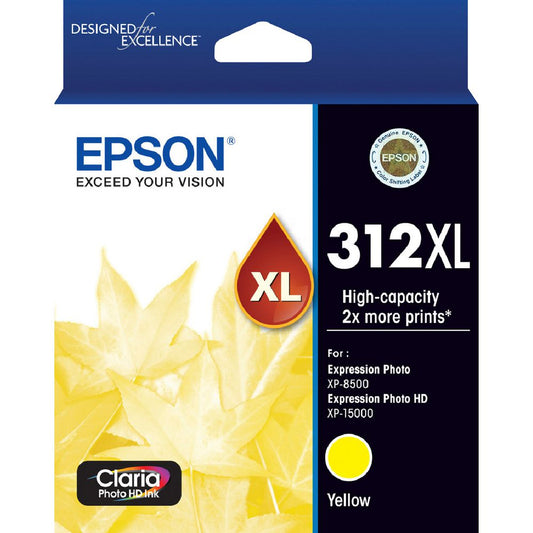 Epson 312XL Photo HD Ink Cartridge Yellow