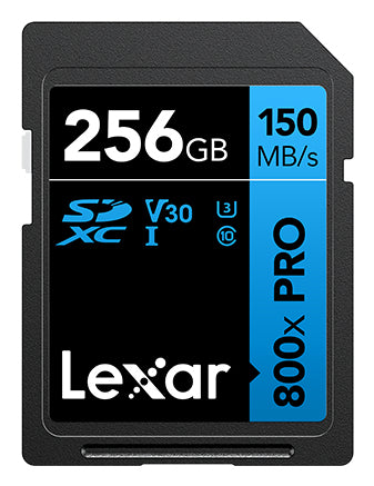 Lexar High-Performance 800xPRO 256 GB SDXC UHS-I Class 10