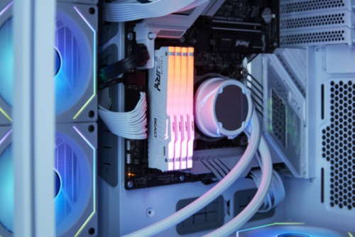 Kingston Technology FURY Beast 64GB 6000MT/s DDR5 CL36 DIMM (Kit of 2) White RGB EXPO