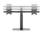 Brateck LDS-22T02 monitor mount / stand 68.6 cm (27") Freestanding Black