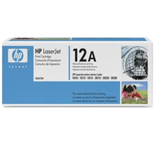 HP 12A Black Original LaserJet Toner Cartridge