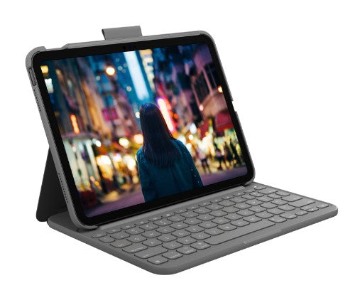 Logitech 920-011432 mobile device keyboard QWERTY English Bluetooth Grey