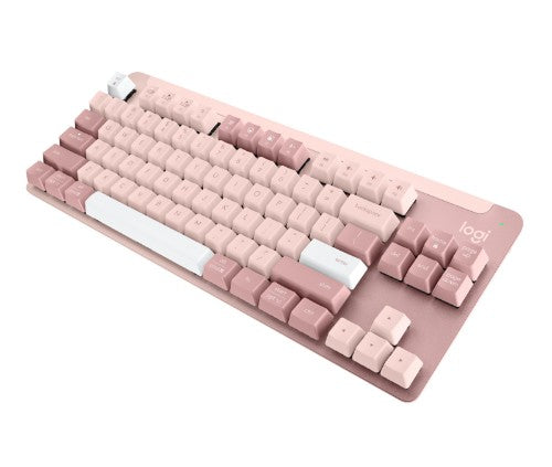Logitech 920-011220 keyboard Office RF Wireless + Bluetooth QWERTY English Rose