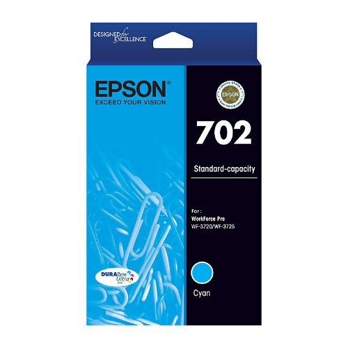 Epson 702 ink cartridge Standard Yield Cyan