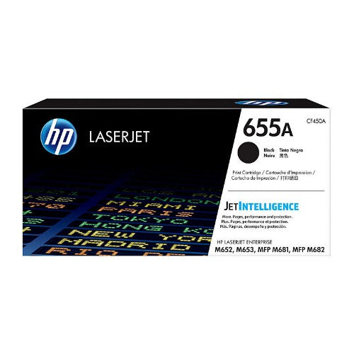 HP 655A Black Original LaserJet Toner Cartridge