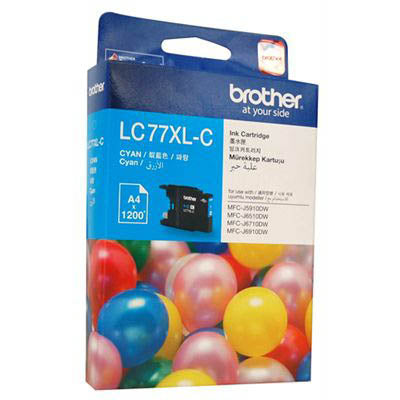 Brother LC77XLC ink cartridge 1 pc(s) Original High (XL) Yield Photo cyan
