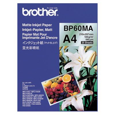 Brother BP-60MA printing paper A4 (210x297 mm) Matte 25 sheets White