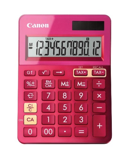 Canon LS-123k calculator Desktop Basic Pink