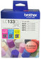 Brother LC-133CL3PK ink cartridge 3 pc(s) Original Cyan, Magenta, Yellow
