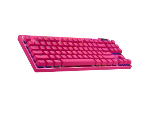 Logitech G 920-012426 keyboard Gaming RF Wireless + Bluetooth QWERTY English Pink