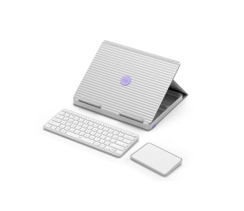 Logitech 920-011285 mobile device keyboard QWERTY English Bluetooth Lilac, White