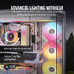 Corsair iCUE LINK LX120-R RGB Computer case Fan 12 cm White 3 pc(s)