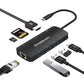 Simplecom CHT580 laptop dock/port replicator Wired USB 3.2 Gen 1 (3.1 Gen 1) Type-C Black