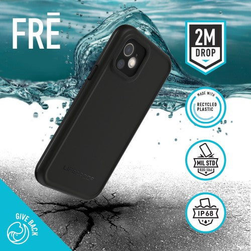 OtterBox FRE Series for Apple iPhone 12, black