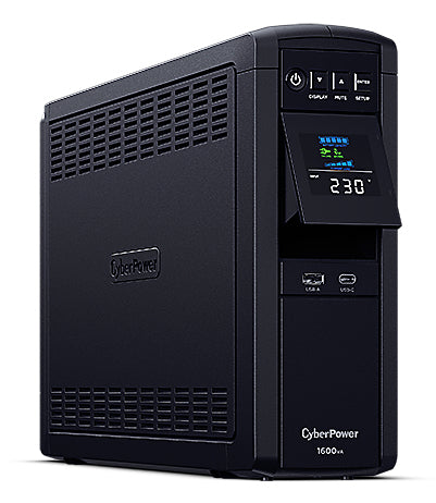 CyberPower CP1600EPFCLCD uninterruptible power supply (UPS) Line-Interactive 1.6 kVA 1000 W 6 AC outlet(s)