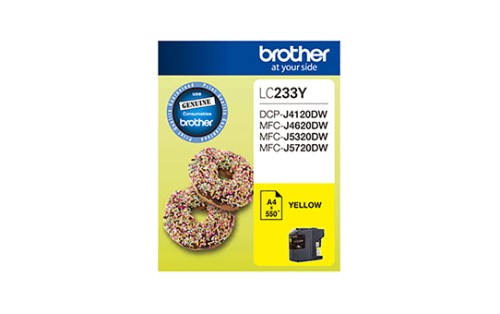 Brother LC233Y ink cartridge 1 pc(s) Original Yellow