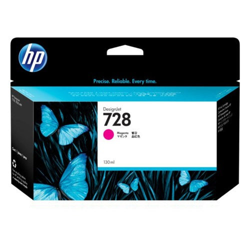 HP 728 130-ml Magenta DesignJet Ink Cartridge
