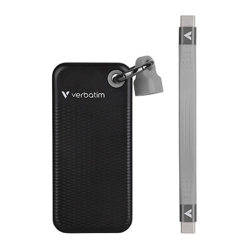 Verbatim Pocket SSD USB 3.2 Gen 2 1TB Black/Grey