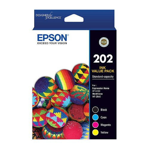 Epson 202 Original Black, Cyan, Magenta, Yellow 4 pc(s)