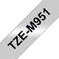 Brother TZE-M951 label-making tape Black on silver