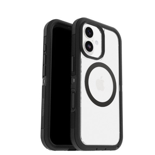 OtterBox Defender Pro XT Clear Series for Apple iPhone 17, transparent/black