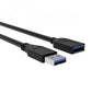 Simplecom CA305 USB cable USB 3.2 Gen 1 (3.1 Gen 1) 0.5 m USB A Black