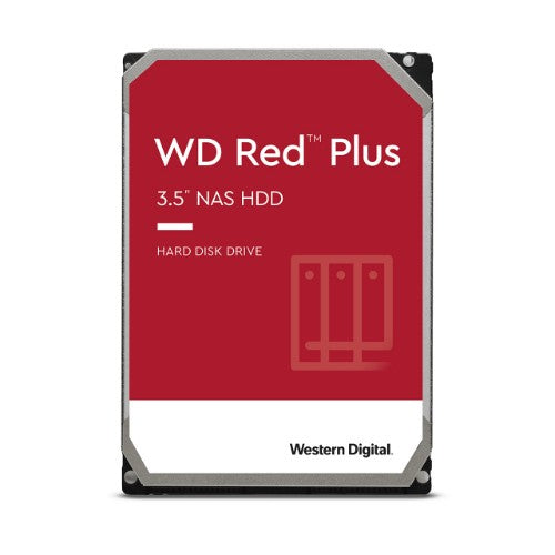 Western Digital Red Plus internal hard drive 2 TB 5400 RPM 3.5" Serial ATA III