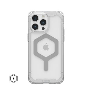 Urban Armor Gear Plyo Magsafe mobile phone case 17 cm (6.7") Cover Silver, Transparent