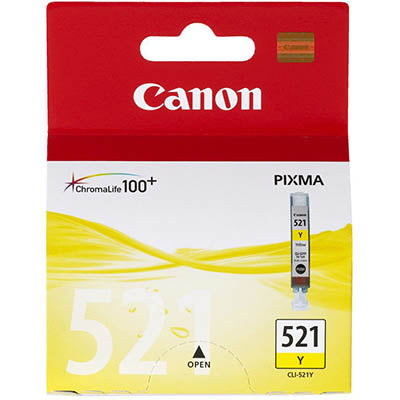 Canon CLI-521Y Yellow Ink Cartridge